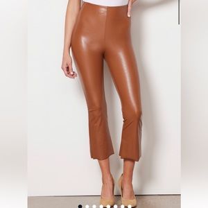 Commando faux leather cropped boot